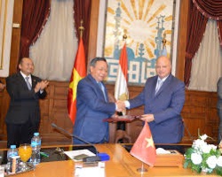 Thúc đẩy hợp tác toàn diện giữa thủ đô của Việt Nam và Ai Cập