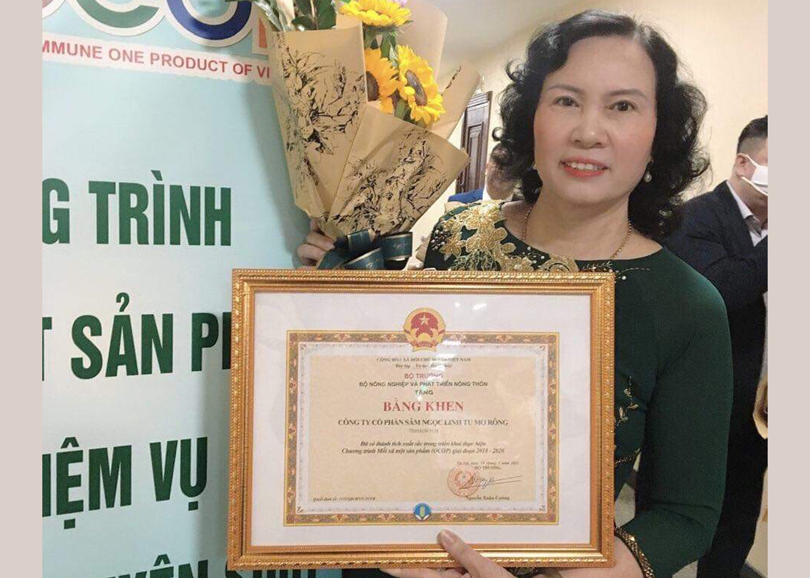 Hành trình phát triển thương hiệu sâm Ngọc Linh của nữ doanh nhân Kon Tum Nguyễn Thị Duyên (Giám đốc Công ty CP Sâm Ngọc Linh Tu Mơ Rông Kon Tum)