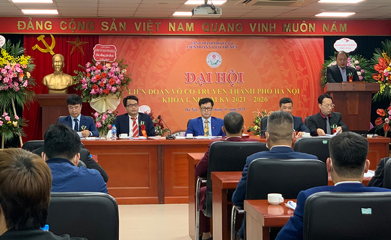 Ông Đinh Anh Hào được bầu làm Chủ tịch Liên đoàn Võ cổ truyền thành phố Hà Nội khóa I, nhiệm kỳ 2021-2026