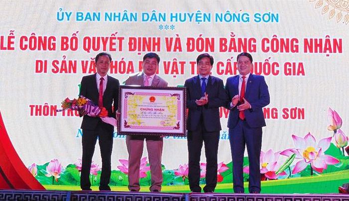 Lễ hội Bà Thu Bồn được công nhận Di sản Văn hóa phi vật thể cấp Quốc gia