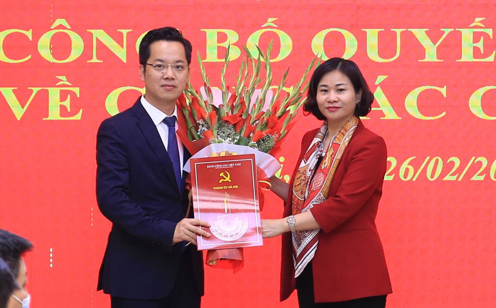 Đồng chí Vũ Đăng Định giữ chức vụ Bí thư Quận ủy Hoàn Kiếm