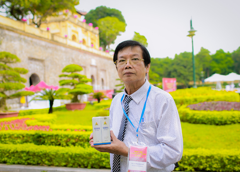 Tiến sĩ - Bác sĩ Nhâm Văn Sinh, thuốc chữa bỏng SH91