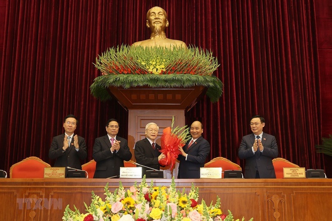 Ông Nguyễn Phú Trọng tái đắc cử Tổng bí thư